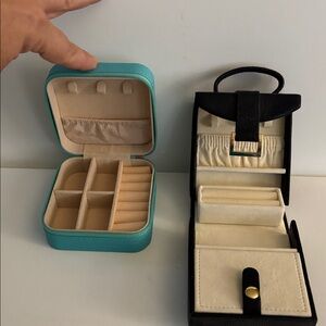 New Black and Blue & Blue Jewelry Travel Cases